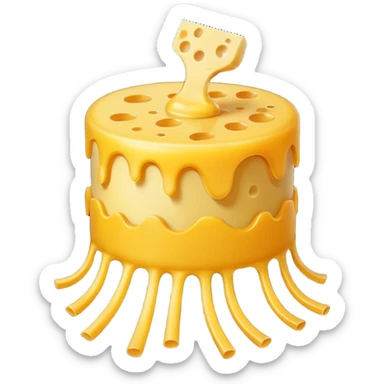 cheese threads sticker