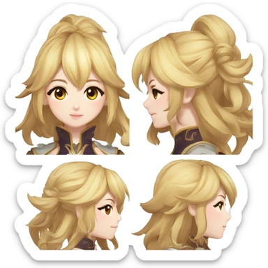 “Lumine” from “Genshin Impact” sticker