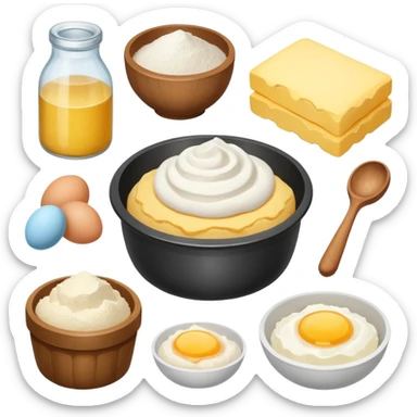 baking ingredients sticker