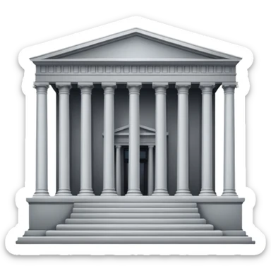 court building sticker