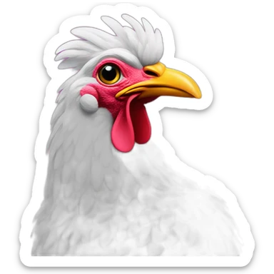 Miami vice chicken sticker