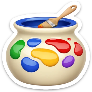 PAINT ON CERAMIC sticker