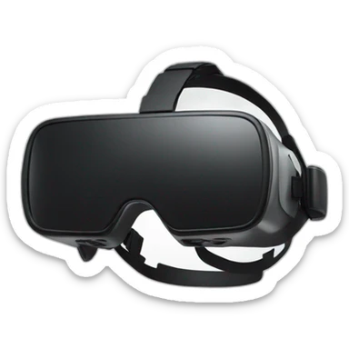 VR headsets icon sticker