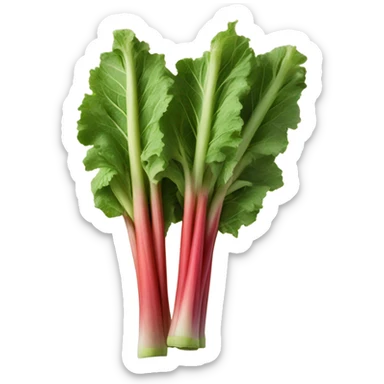 Rhubarb sticker