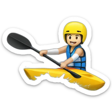Kayak slalom sticker