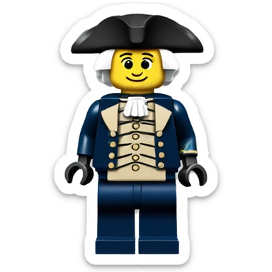 GEORGE WASHINGTON lego full body sticker