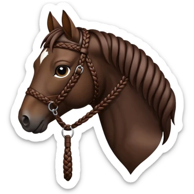 Horse crop sticker