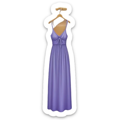 tight maxi dress with straps hanger sticker