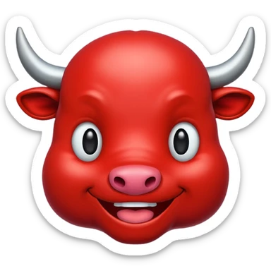 bull emodji sticker