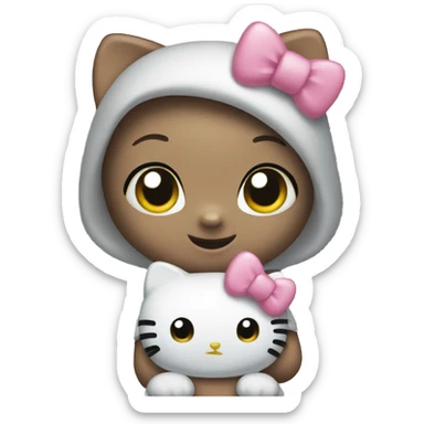 Cute hello kitty  sticker