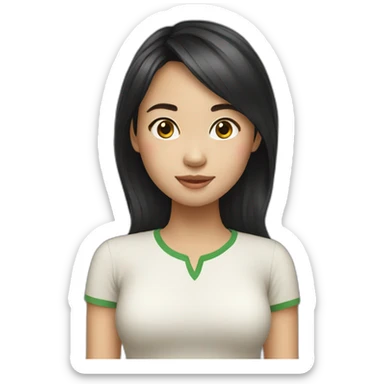 Vietnam girl sticker