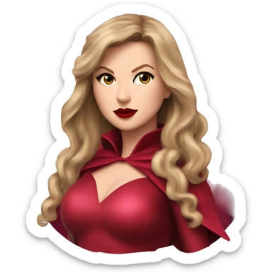 taylor swift as scarlet witch  sticker