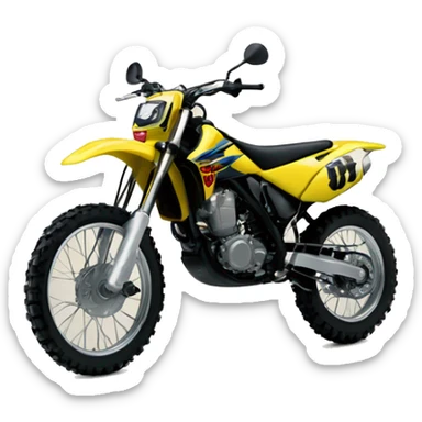 Suzuki dirtbike logo  sticker