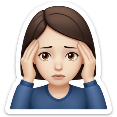 Loser L hand on forehead  sticker