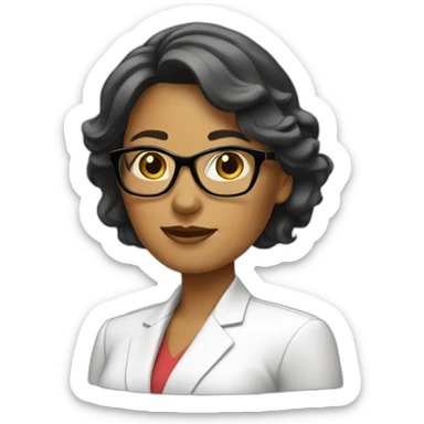 woman executive sticker