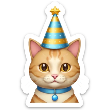 cat new year 2026 sticker