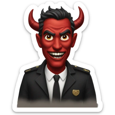 The devil wears parada  sticker