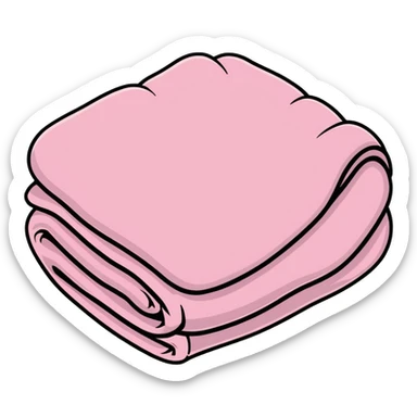 Pink cozy blanket  sticker