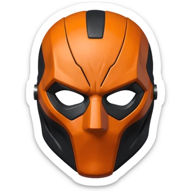 deathstroke mask with eyes sticker