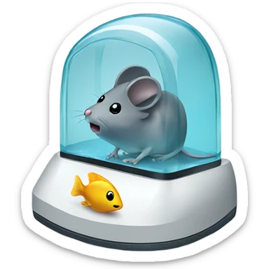 aquarium computer mouse sticker