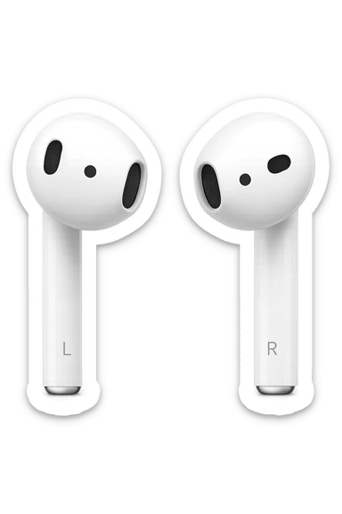 cuffie airpods  sticker