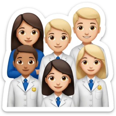 An elementary class in Iran sticker