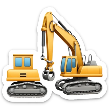 Obra construcción sticker