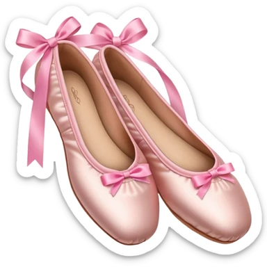 Ballet pointe shoes sticker