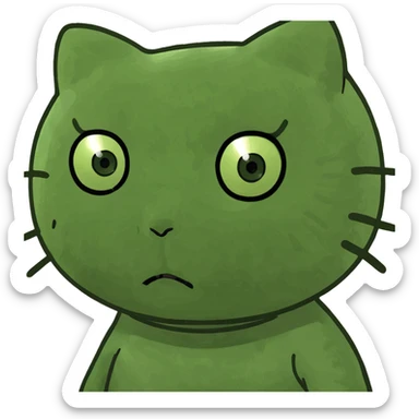 demonic Hello Kitty sticker