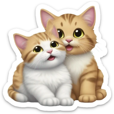 cat with bb  sticker