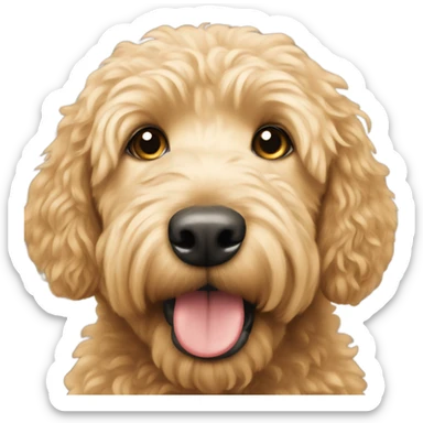 Golden doodle  sticker