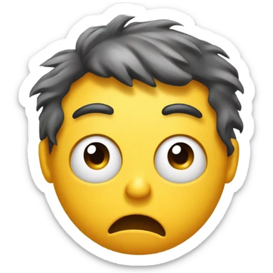 Strangeling emoji form the stress sticker