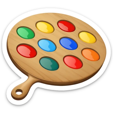 artist's palette sticker