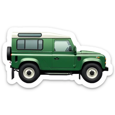Land Rover Defender - Land Rover (Model Year: 2022) (Iconic colour: Green) sticker