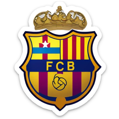 Escudo barça sticker