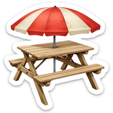 Picnic Table  sticker