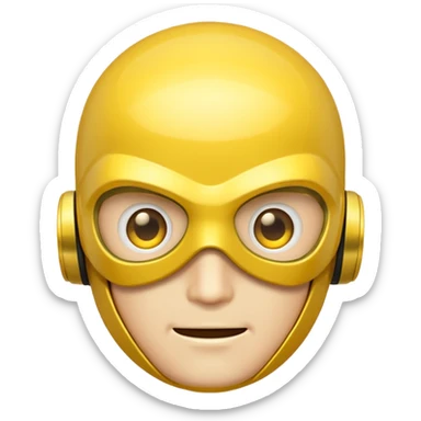 Flash man emoji sticker