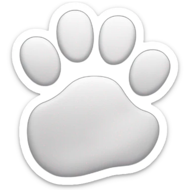 tiger paw sticker