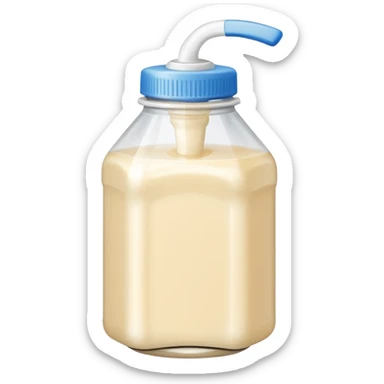 condensed milk squeeze bottle sticker