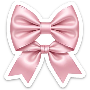 Light pink bows sticker