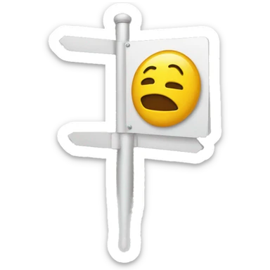 Sign that says “fake” sticker