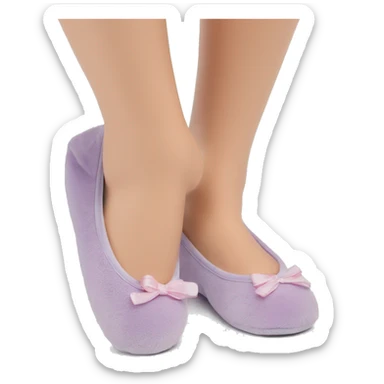 Chaussons ballerines isotoner  sticker