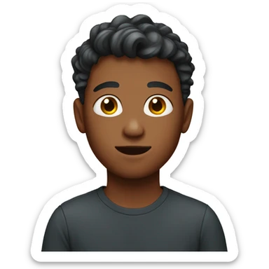 make a 16 year old boy with red hair  sticker