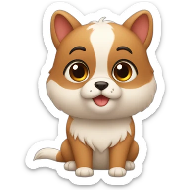 cute animals sticker