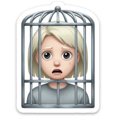 Kötü cadı seni kacırdı ve seni Bİ kafese atı sticker