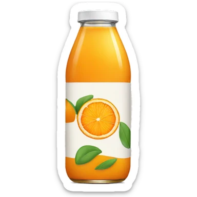 orange juice sticker