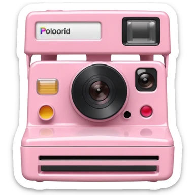 Aesthetic polaroid camera  sticker