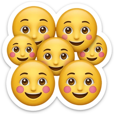 Emojis classique qui rigole et qui pleure en même temps  sticker