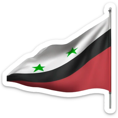 Flag of syria  sticker