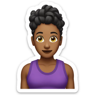 non-binary zumba sticker